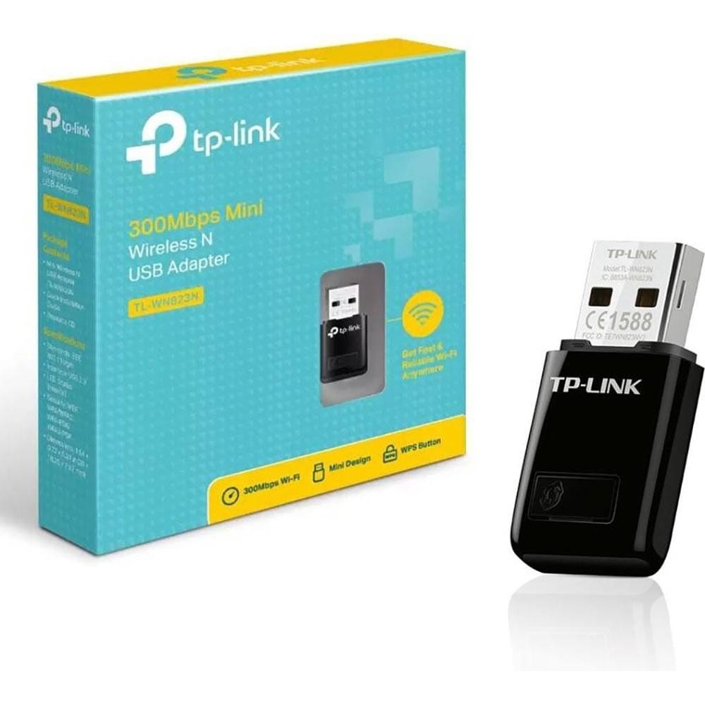 computadoras y laptops - ADAPTADOR DE RED MINI USB WIFI TP-LINK TL-WN823N, 2.4GHZ/300MBPS 2