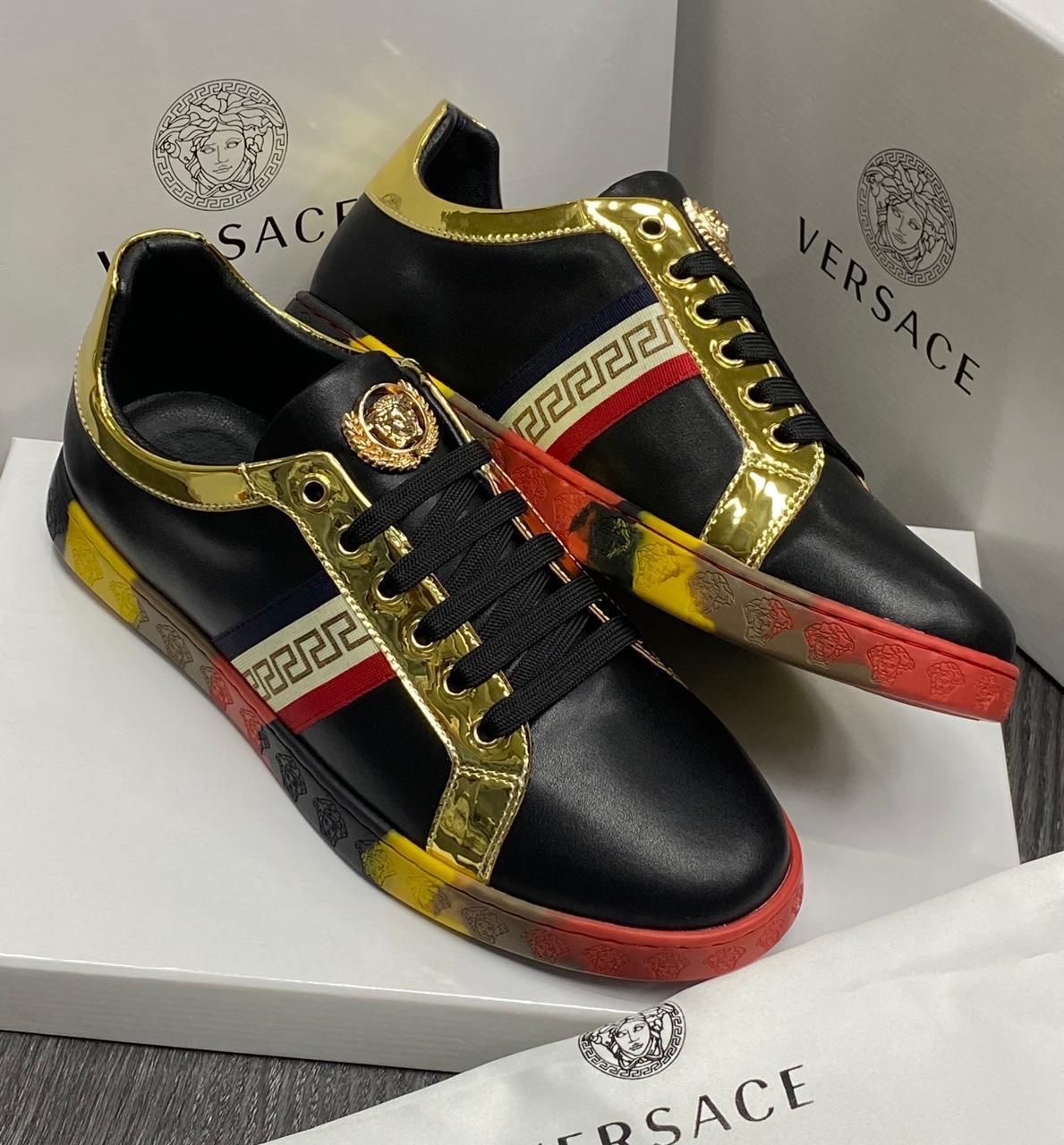 zapatos unisex - Tenis Sneaker Versace Last Minute Teni Sneakers Shoes Shoe 2025 💎 1