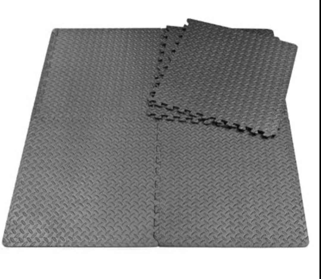 deportes - Piso para gimnasio de goma antifatiga. Alfombra. Pack 12 unidades 4.4 Mts² nuevo 2