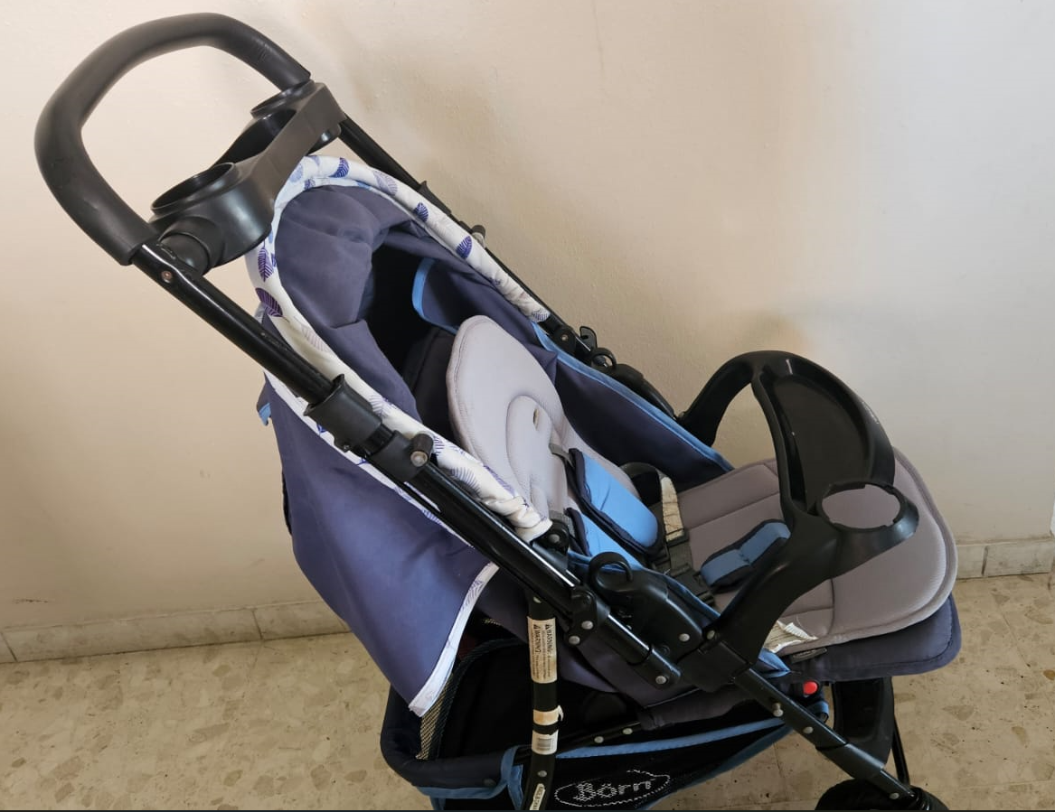 coches y sillas - Coche Born para bebe y car sit Graco incluido 