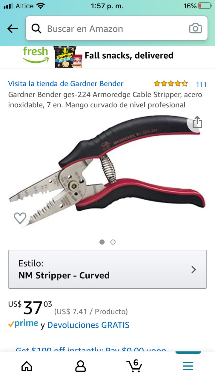 herramientas, jardines y exterior - Pinza de alta calidad para cables  4