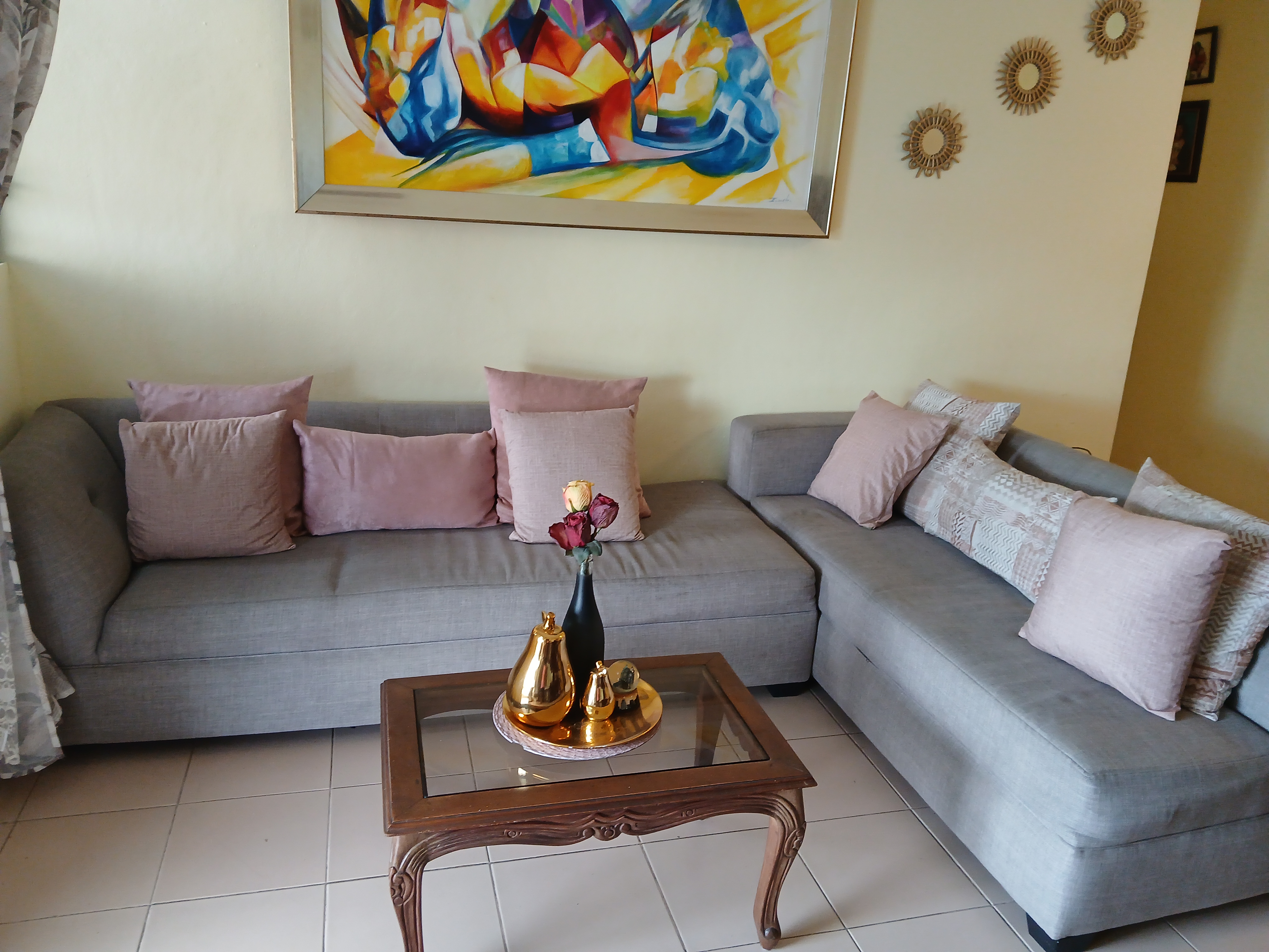 muebles y colchones - Vendo juego de muebles tipo L 1