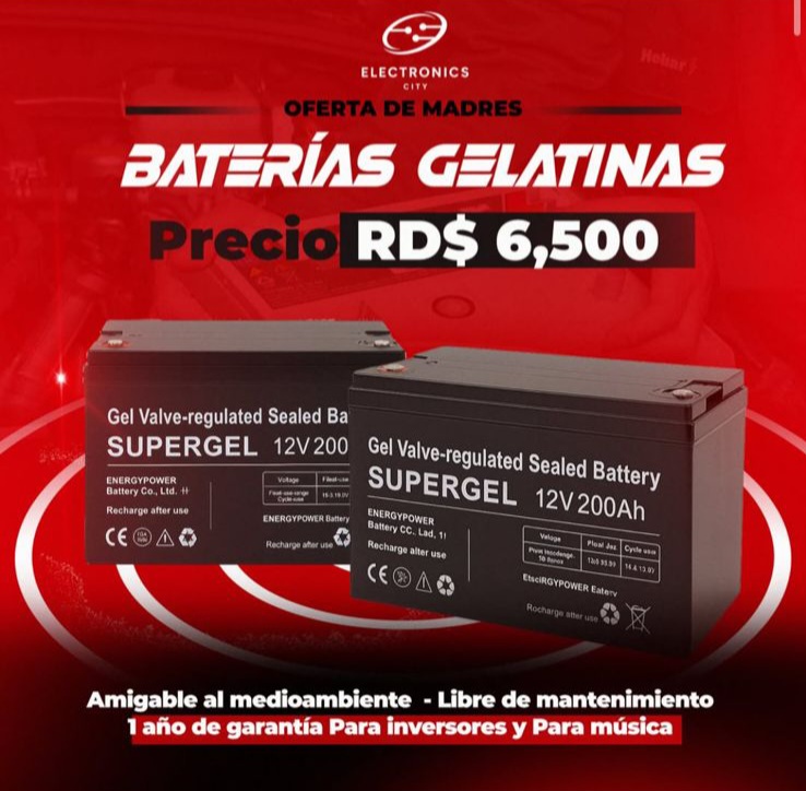 plantas e inversores - Bateria 12V 200A de gelatina para inversor/musica 0