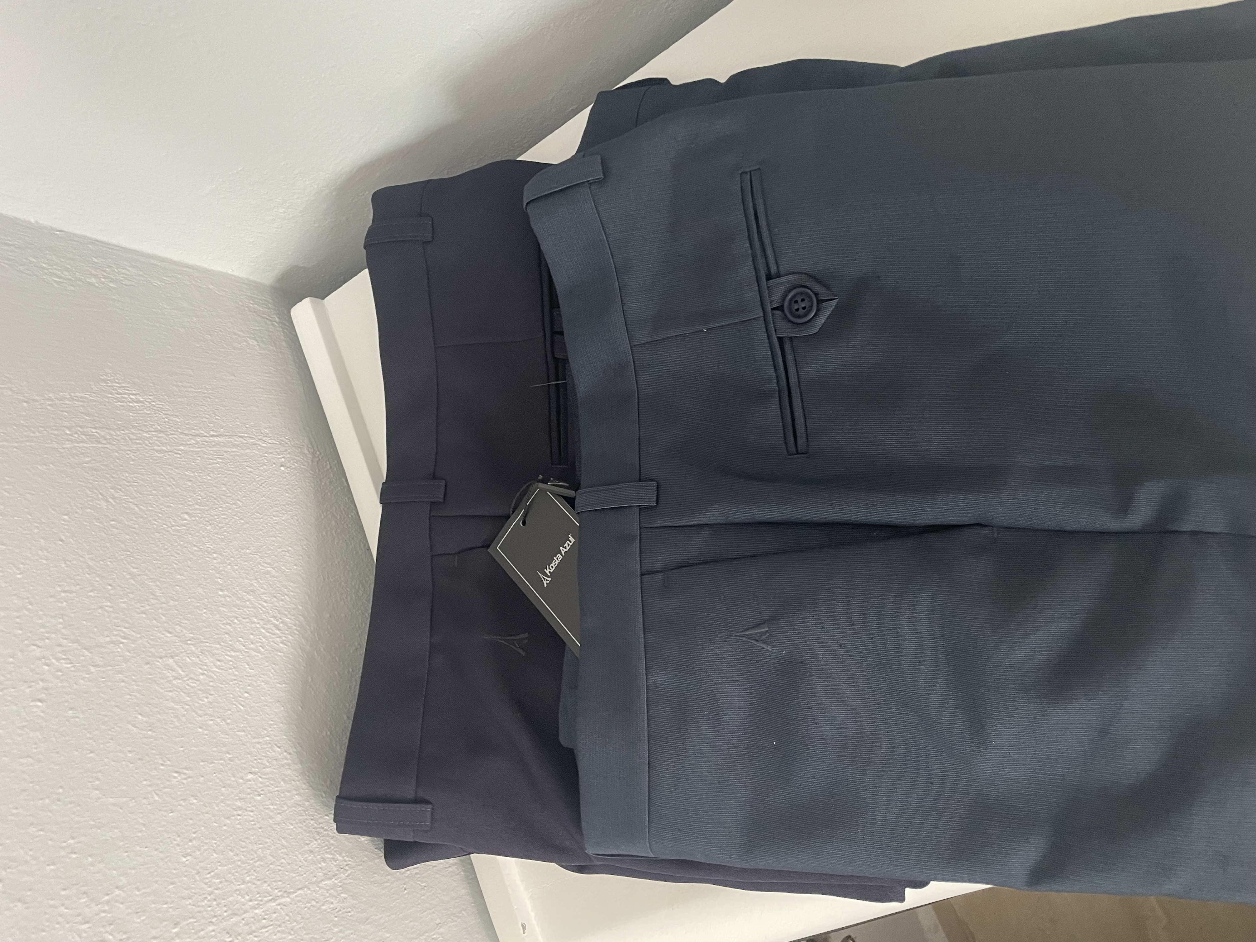 ropa para hombre - Camisas marca kosta azul talla L grande 0