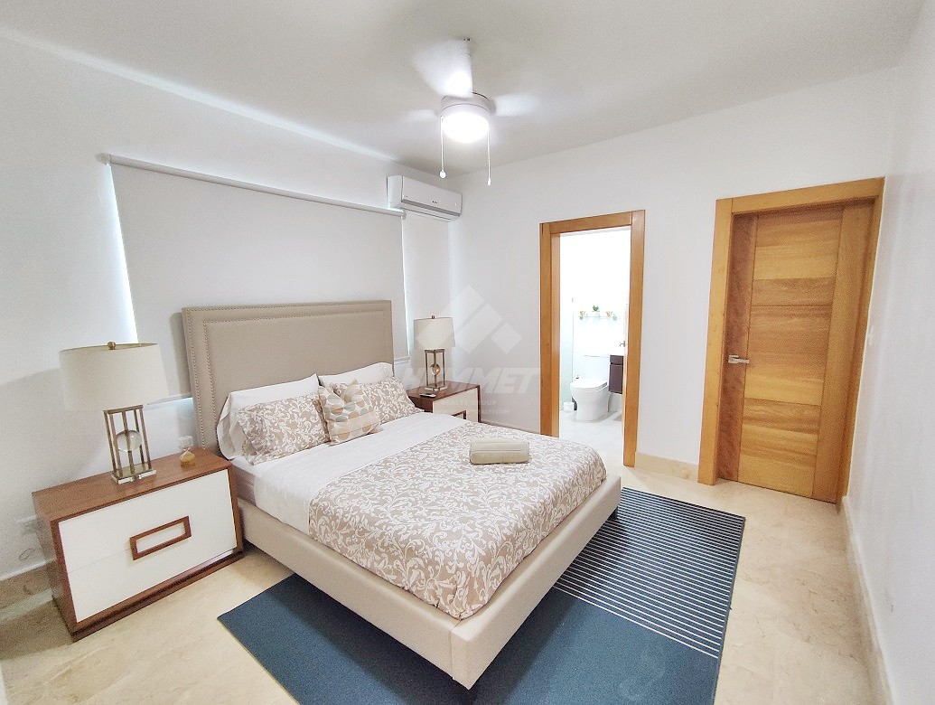 apartamentos - 8VO PISO AMUEBLADO 2 HABITACIONES CON PISCINA ZONA MONUMENTAL SANTIAGO  6