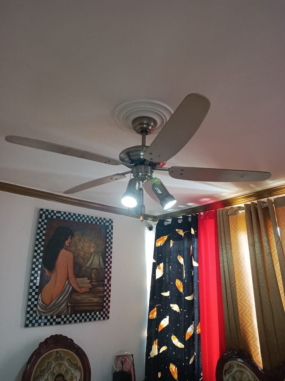 aires acondicionados y abanicos - Vendo 2 Abanico de techo con lámpara,  9