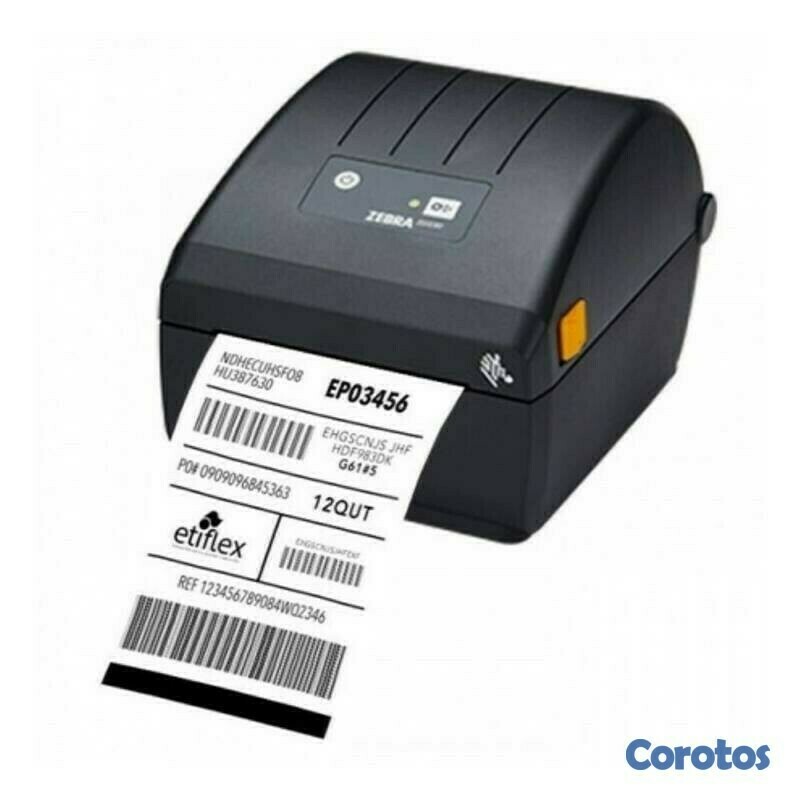 impresoras y scanners - IMPRESORA  ZEBRA DZ220 DE ETIQUETA,LABEL,CODIGO,TRANSFERENCIA TERMICA DIRECTA 2