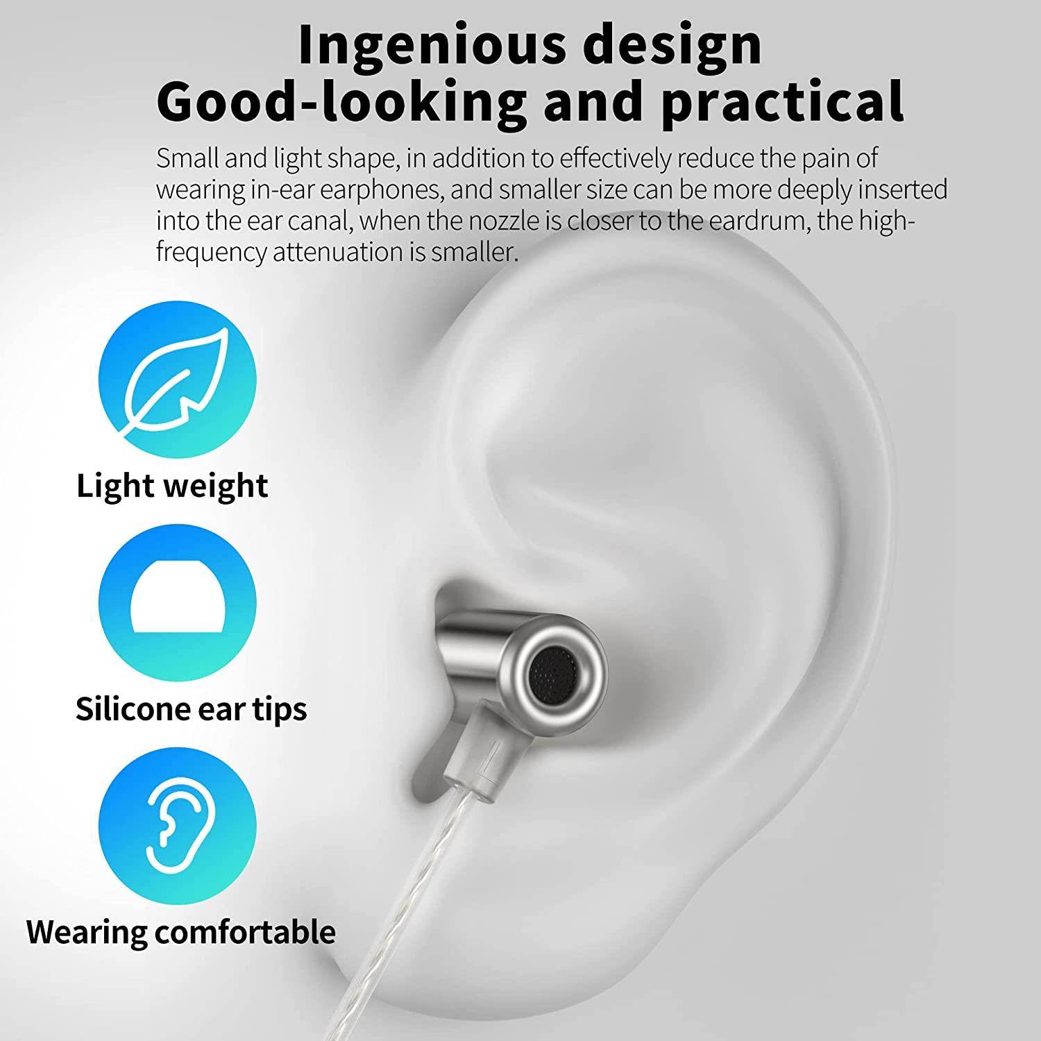 camaras y audio - KZ Ling Long Auriculares cableados In Ear Jack 3.5 6