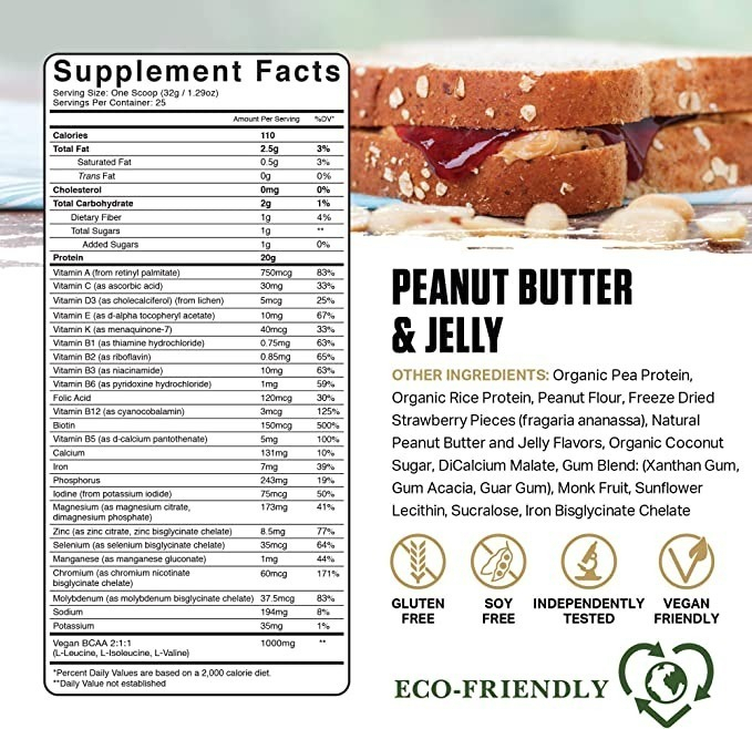 Salud y Equipamiento Médico - Proteina Vegana 800g Gelatina 1