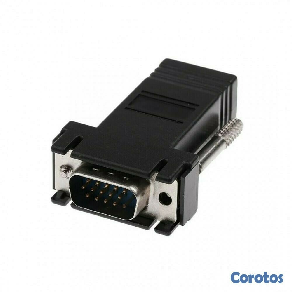 otros electronicos - Adaptador extensor VGA sobre cable CAT5/CAT6/RJ45 1