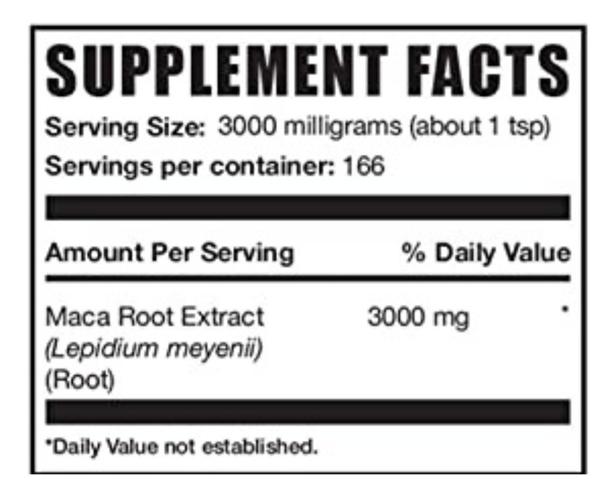 Salud y Equipamiento Médico - Bulksupplements Maca 500g 1