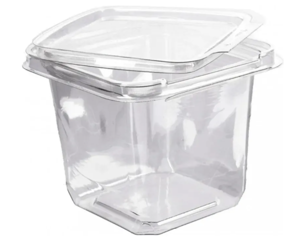 cocina - Envases Cuadrado Con Tapa / 8, 12 y 16 Onza 1