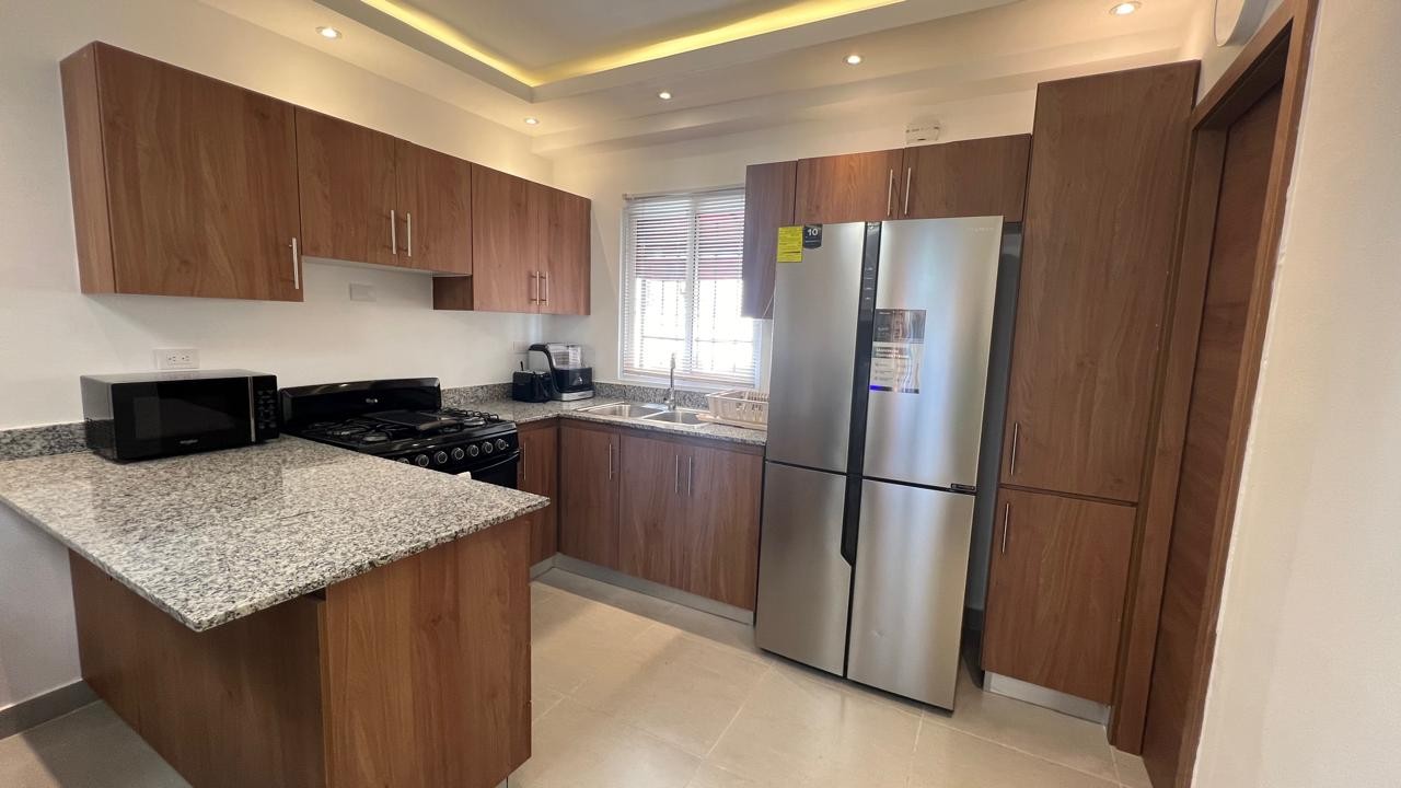 apartamentos - Se alquila Hermoso apartamento nuevo amueblado, en Brisas de las colinas 4 4