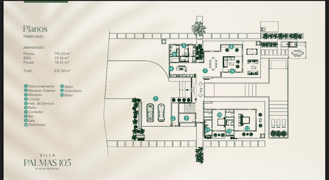 casas vacacionales y villas - Venta De Villa De Lujo En Cap Cana De 2,836.71mts Con Piscina Y Jacuzzi 1