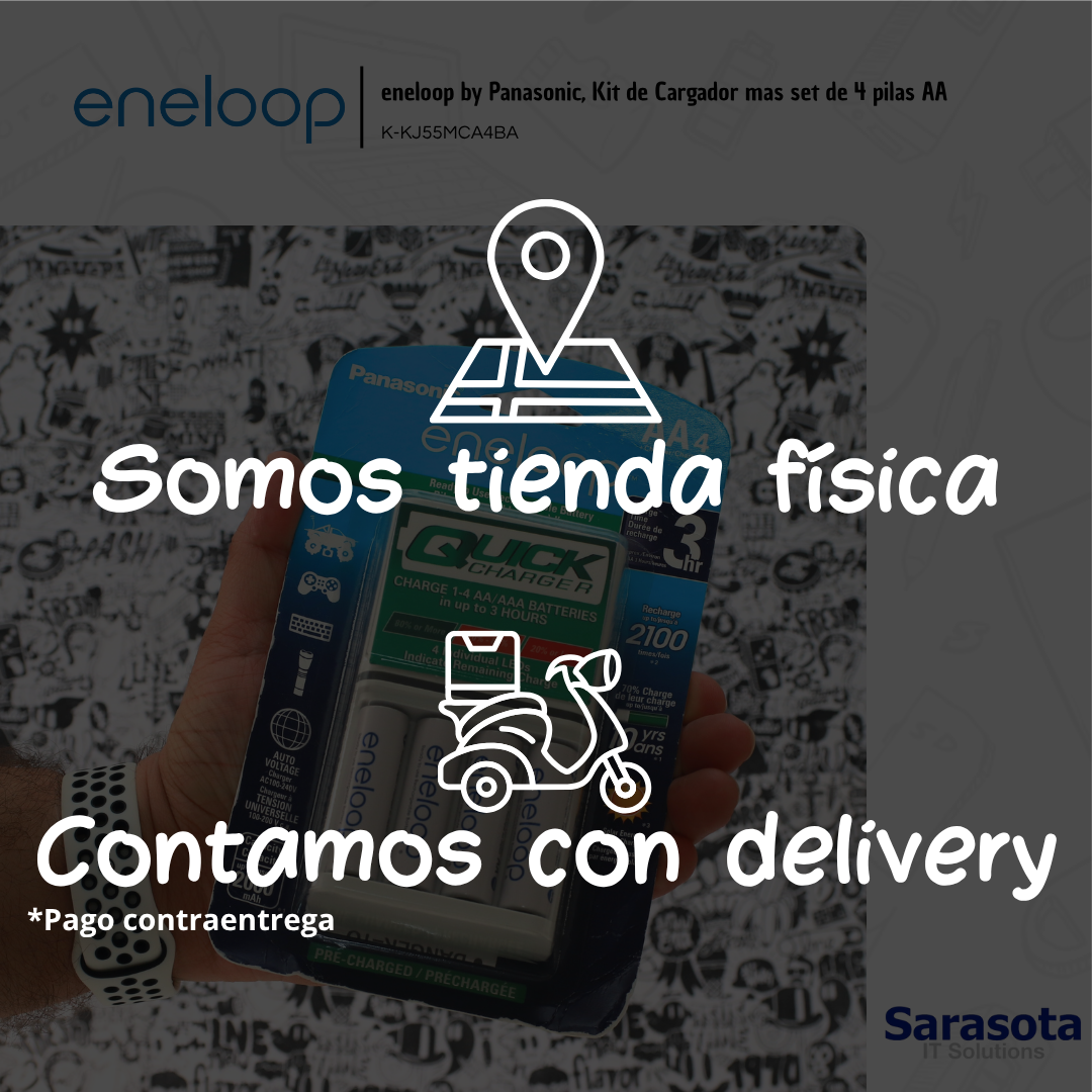 accesorios para electronica - eneloop by Panasonic, Kit de Cargador más set de 4 4
