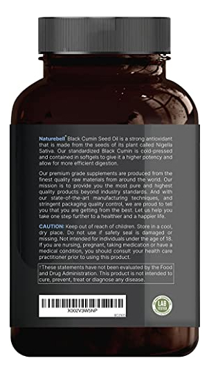 Salud y Equipamiento Médico - Aceite De Semilla Negra Prensado En Frio 3,000 Mg 2