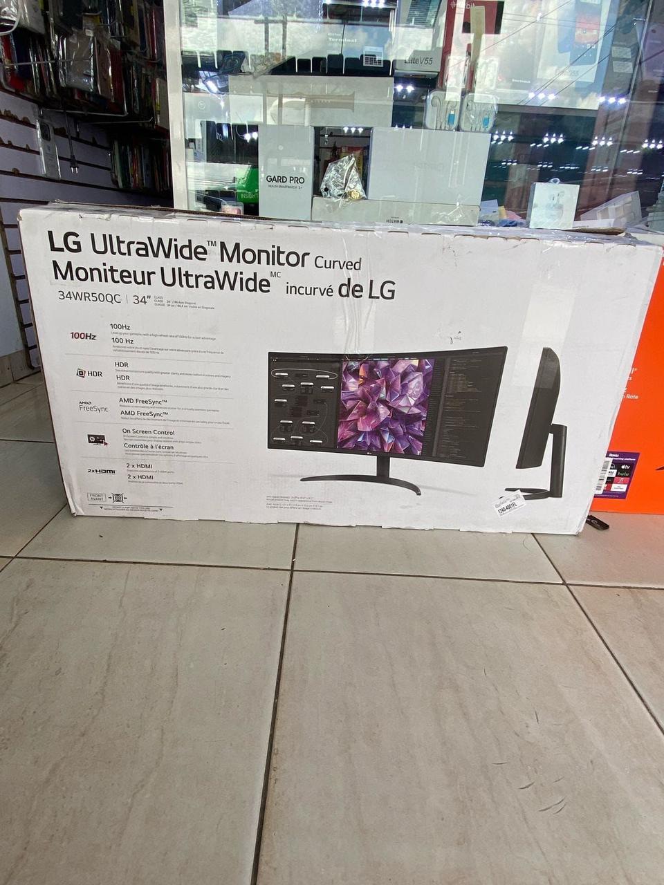computadoras y laptops - LG 34" Curved Ultrawide™ WQHD (3440 x 1440) Monito 0