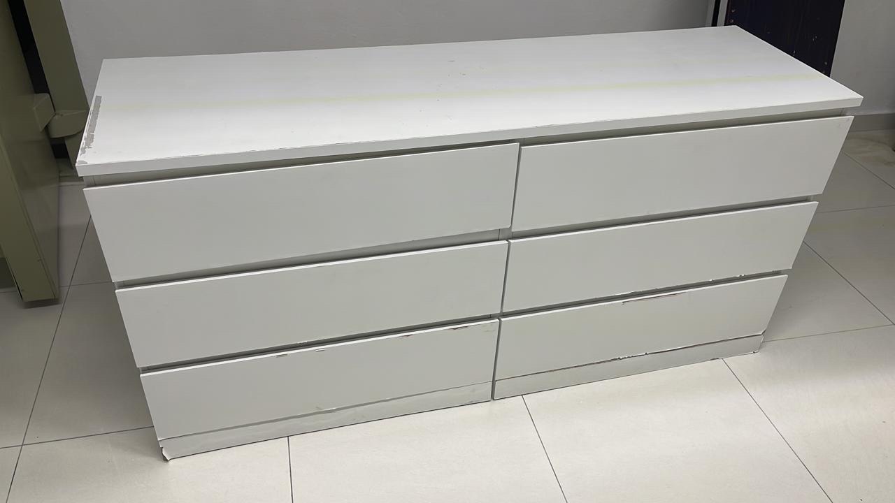 muebles y colchones - Gavetero color blanco comprado en IKEA 1