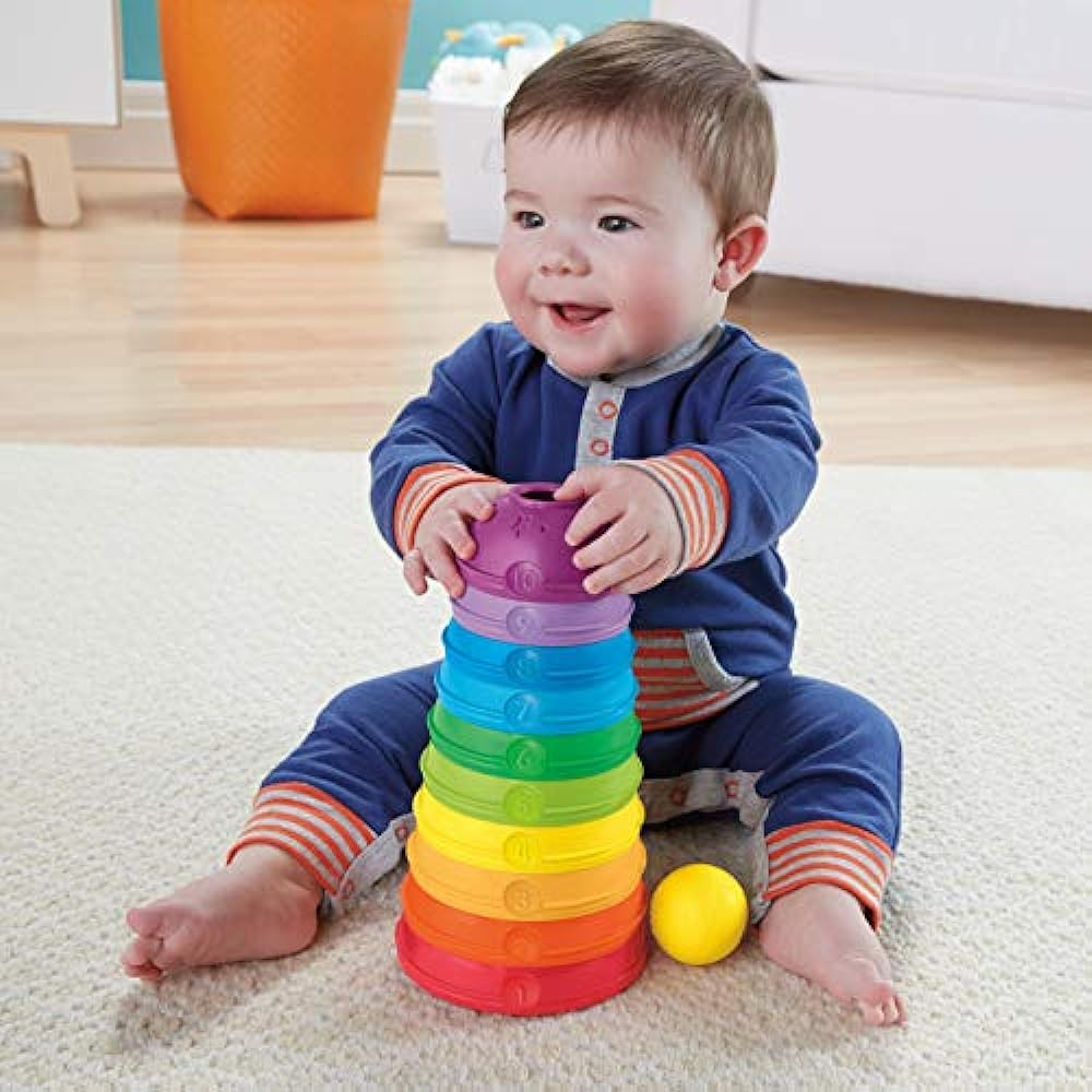 Salud y Equipamiento Médico - Fisher-price Brilliant Basics Stack - Roll Cups 2