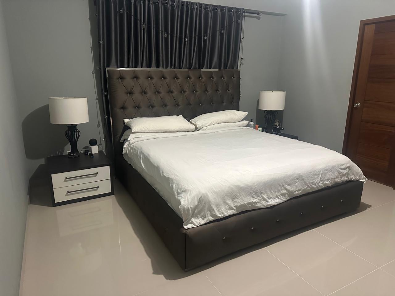 muebles y colchones - Cama King con colchón incluido  2