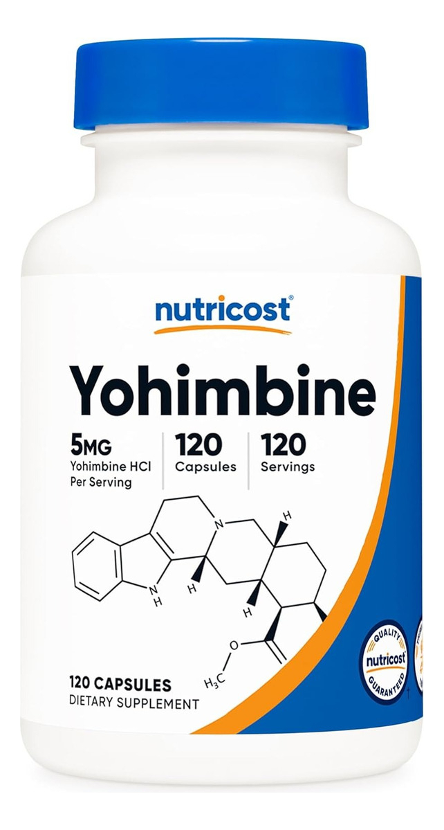 Salud y Equipamiento Médico - Nutricost Hcl 5 Mg, 120 Capsulas Yohimbina Fuerza Extra 0