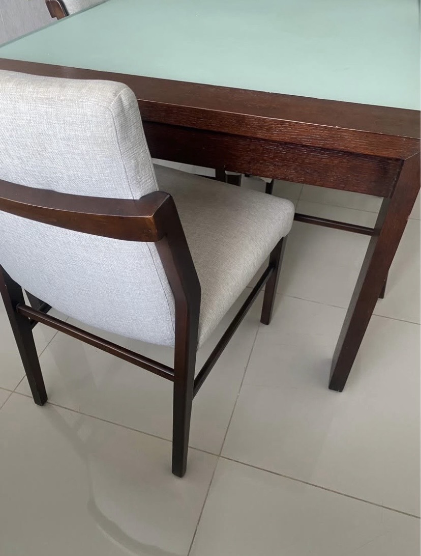 muebles y colchones - Comedor de 6 Sillas 1
