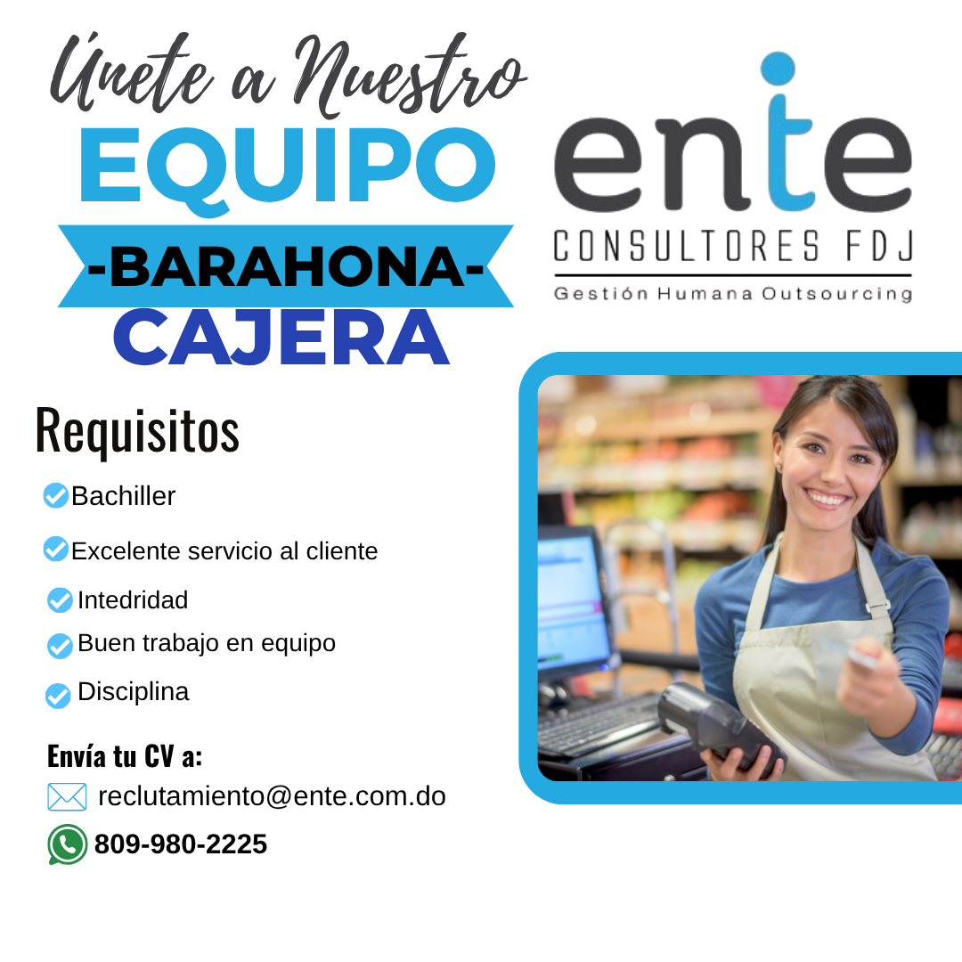 empleos disponibles - CAJERA  0