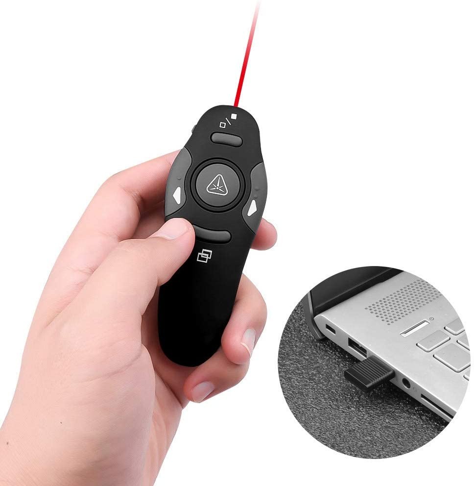 equipos profesionales - Puntero Laser inalámbrico USB Presentador de diapositiva 2