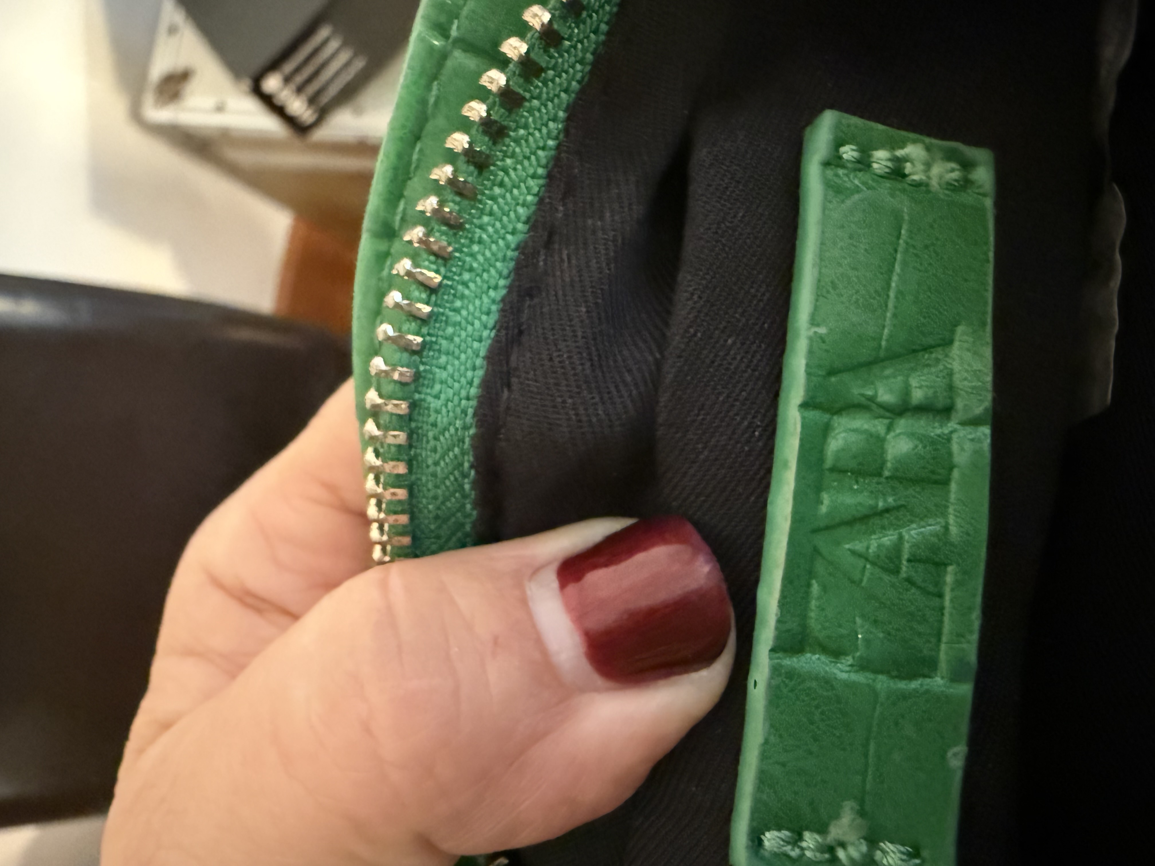 carteras y maletas - Zara cartera verde 3