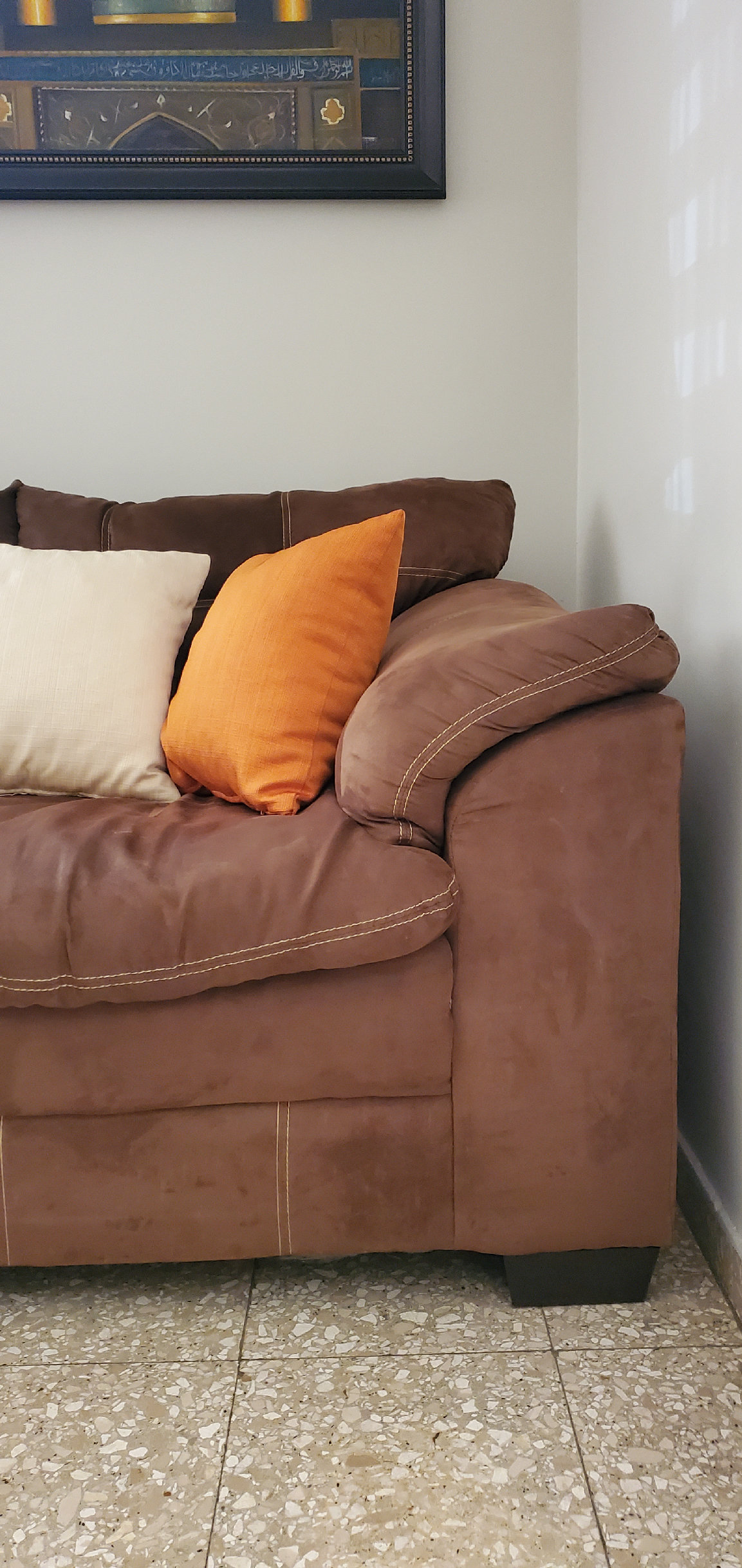muebles y colchones - Mueble de Microfibra de 3 espacios 
