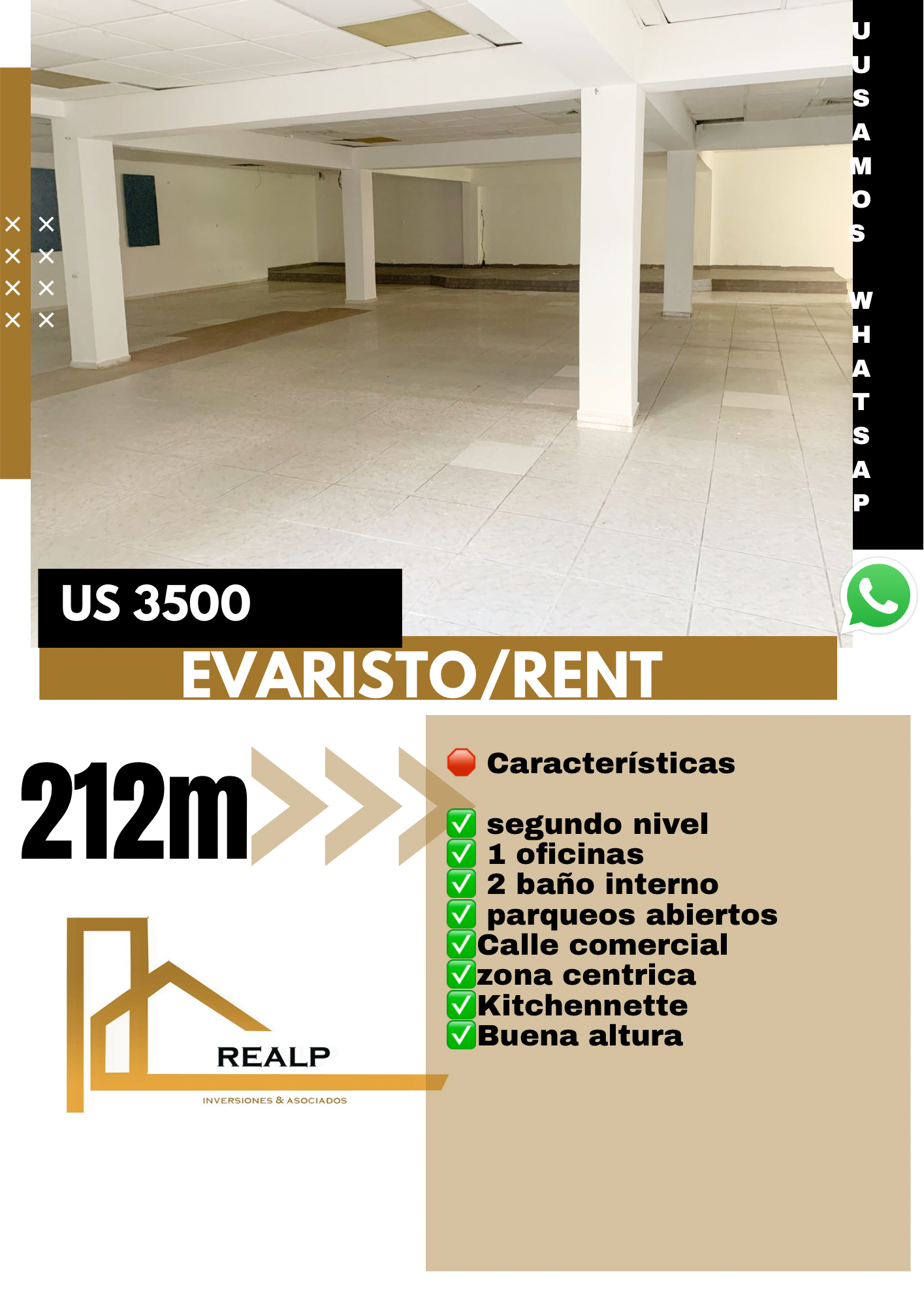 oficinas y locales comerciales - Alquiler local comercial en Evaristo morales  0