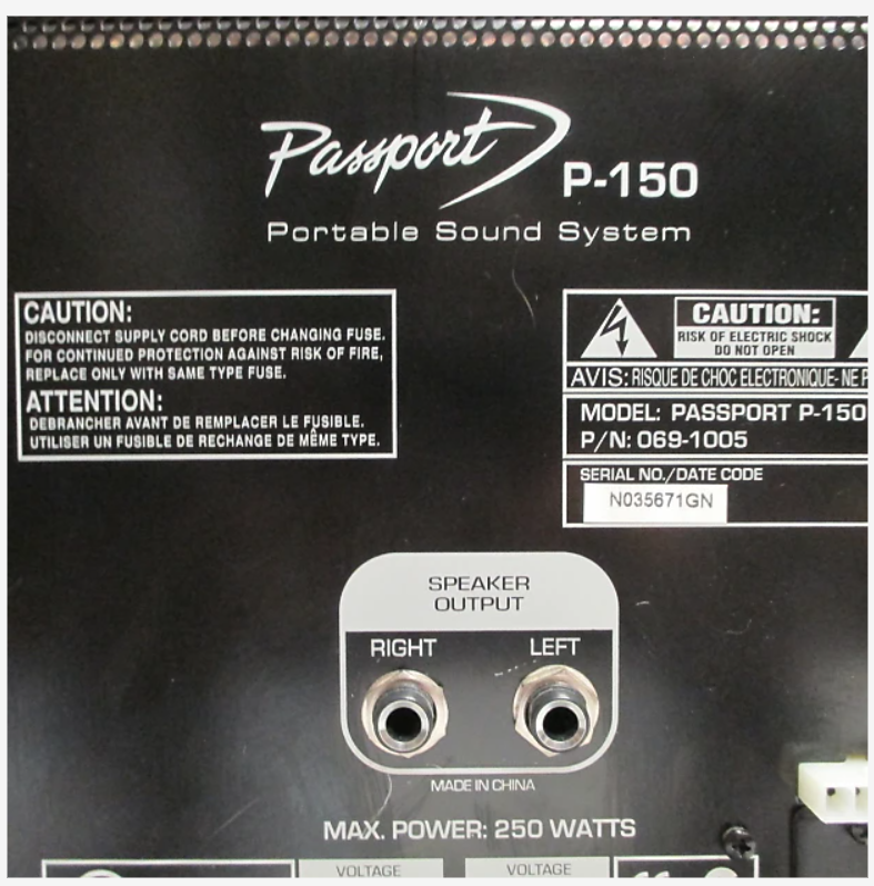 camaras y audio - Fender Passport P-150 1