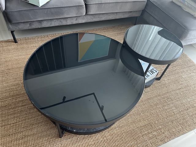 muebles y colchones - Juego de mesas elegante para sala  4