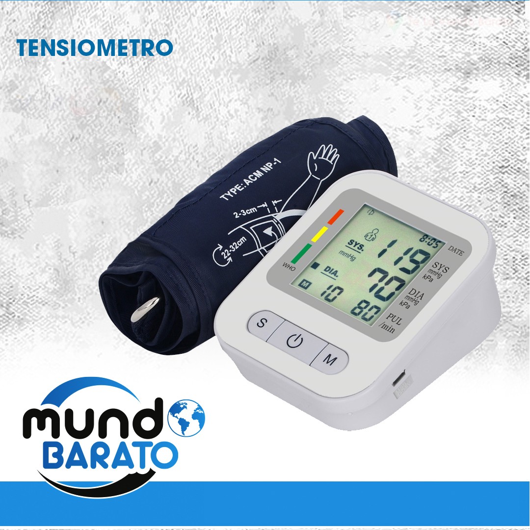salud y belleza - Tensiómetro Electrónico Digital de Brazo Esfigmomanómetro monitor presión arteri 1