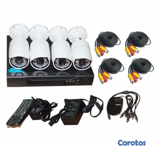 camaras y audio - KIT 4 CAMARAS + CABLE + DVR + MOUSE  2
