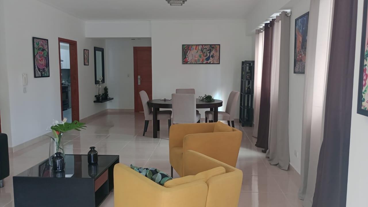apartamentos - Hermoso e iluminado apartamento amueblado en el nivel 2 con terraza y balcón, 3  0